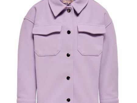 Kids ONLY Lavender Ellene Shacket For Discount