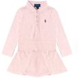 Polo Ralph Lauren Girl Polo Kjole Hint Of Pink Navypp Discount