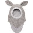 Huttelihut Uld Bunny Elefanthue Light Grey Online now