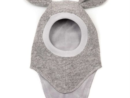 Huttelihut Uld Bunny Elefanthue Light Grey Online now