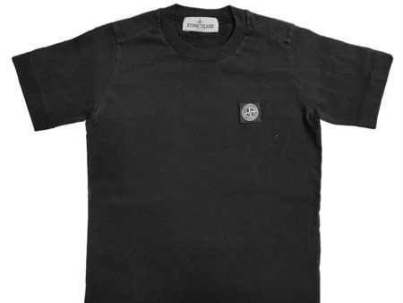 Stone Island Junior T-shirt Black Cheap