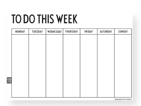 Design Letters Weekly Planner Online now