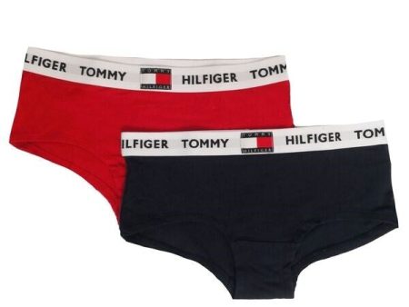 Tommy Hilfiger Shorty Navy Blazer Tango Red Sale