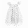 Dolly by Le Petit Tom Allover Butterflies Tutu Kjole White on Sale