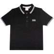 Hugo Boss Boy Short Sleeve Polo Black Online Hot Sale