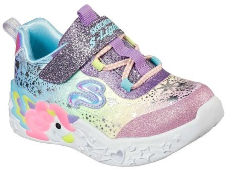 Skechers S-Lights Unicorn Charmer Sneakers Purple Multi For Cheap