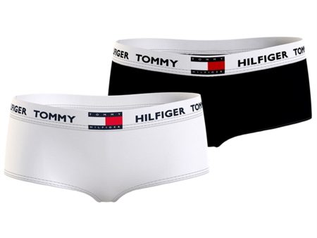 Tommy Hilfiger Shorty 2-pak White Black Sale