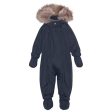 Ver de Terre Baby Flyverdragt m. Pels Navy Cheap