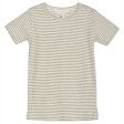 Serendipity Sage Offwhite Stripe T-shirt Online now