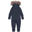 Ver de Terre Baby Flyverdragt m. Pels Navy Cheap