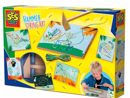 SES Creative Hammersæt Dino Kunst Med Snor Hot on Sale