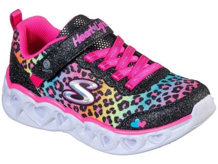 Skechers S-Lights Heart Lights Sneakers Love Match Black Multi Online Sale