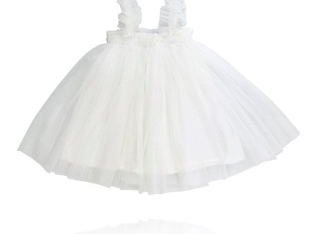 Dolly by Le Petit Tom Tutu Kjole Beach Cover Up Ballet White For Discount