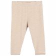 Serendipity Desert Offwhite Baby Stripe Rib Leggings For Sale