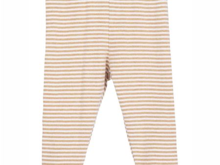 Serendipity Desert Offwhite Baby Stripe Rib Leggings For Sale