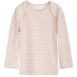 Serendipity Clay Offwhite Rib Baby Tee Stripe Bluse Online Sale