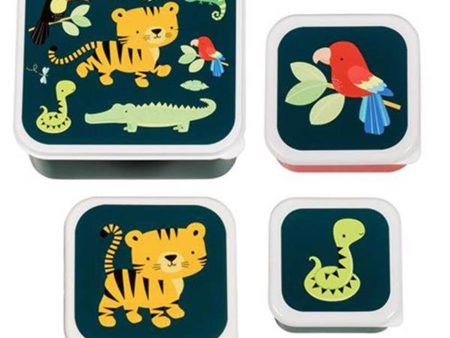 A Little Lovely Company Madkasse og Snackbox Jungle Tiger Discount