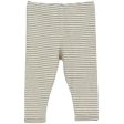 Serendipity Baby Stripe Leggings Sage Ecru Online Hot Sale