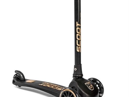 Scoot and Ride Highway Kick 3 LED Black Gold Online Sale