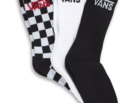 VANS Classic Crew Strømper Black Checkerboard Cheap