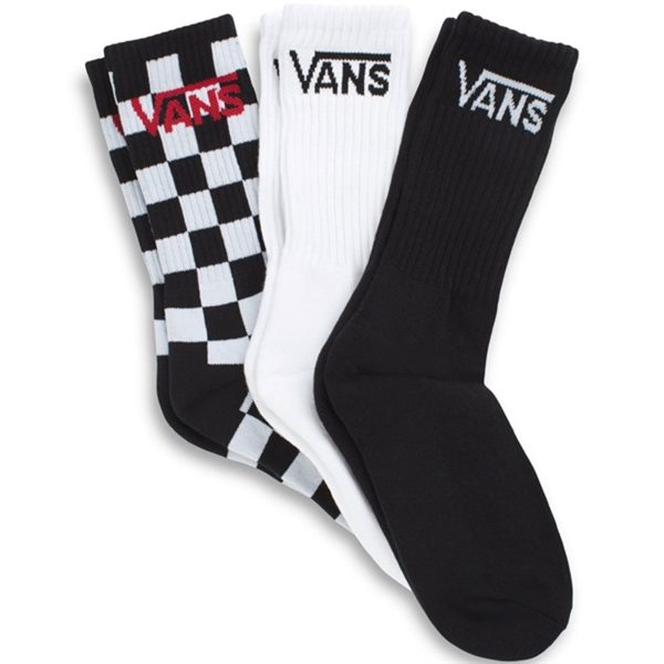 VANS Classic Crew Strømper Black Checkerboard Cheap