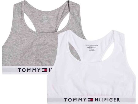 Tommy Hilfiger Bralette Mid Grey Heather White Online