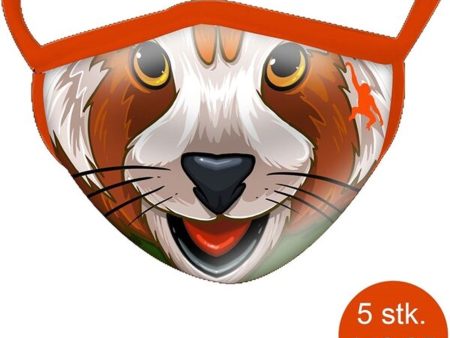 Wild Republic Facecover 2-lags Rød Panda Online Sale