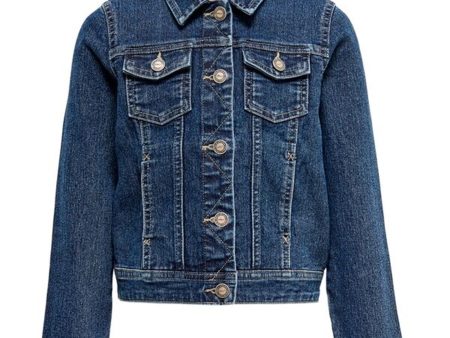 Kids ONLY Medium Blue Denim Sara Jakke Discount