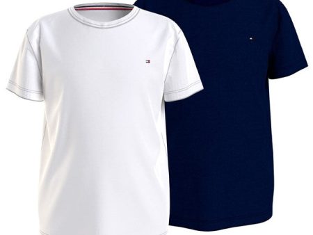 Tommy Hilfiger T-shirts 2-pak Desert Sky White Discount