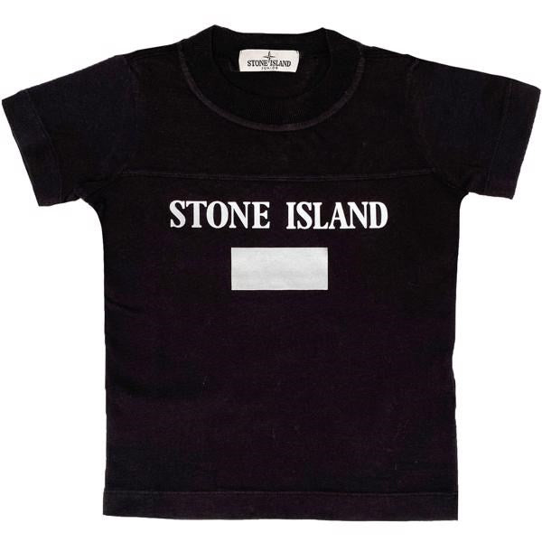 Stone Island Junior T-shirt Print Grey Black For Discount