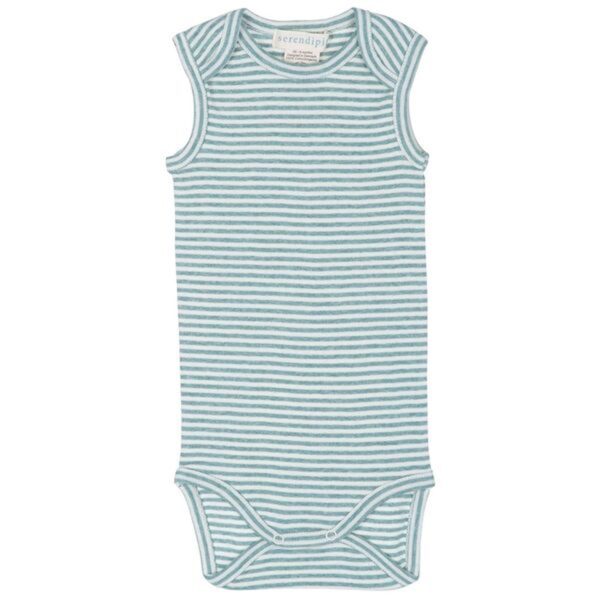 Serendipity Lake Offwhite Baby Tank Rib Stripe on Sale