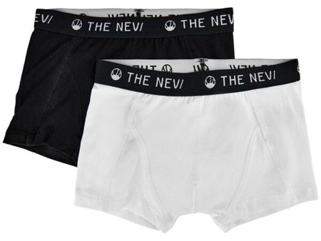 The New Organic Boxers Noos 2-pack Black White For Discount