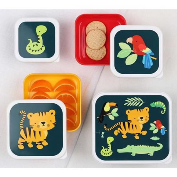 A Little Lovely Company Madkasse og Snackbox Jungle Tiger Discount