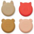 Liewood Iggy Silicone Skåle 4-Pack Apple Red Tuscany Rose Multi Mix Supply