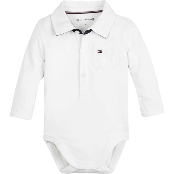 Tommy Hilfiger Baby Boy Poplin Body White For Cheap