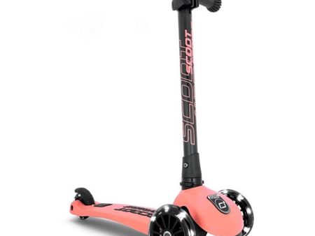 Scoot and Ride Highway Kick 3 LED Peach Online Hot Sale