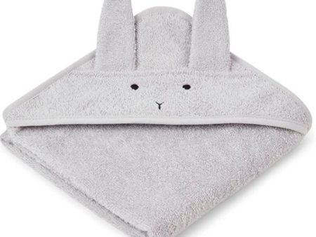 Liewood Albert Babyhåndklæde Rabbit Dumbo Grey Online