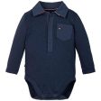 Tommy Hilfiger Baby Boy Poplin Body Twilight Navy For Cheap