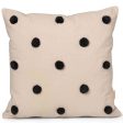 Ferm Living Dot Tufted Pude Sand Black For Sale