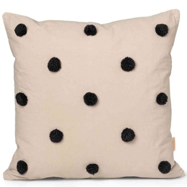 Ferm Living Dot Tufted Pude Sand Black For Sale