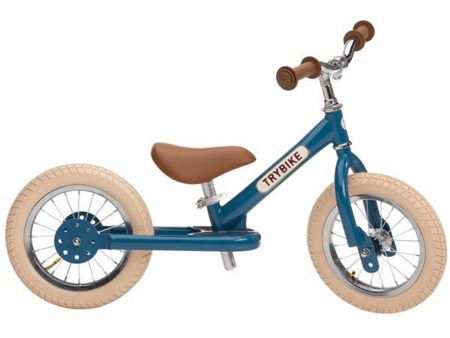 Trybike Løbecykel 2 Hjul Vintage Blue Online Sale