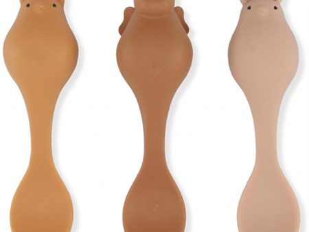 Konges Sløjd Baby Friends Skeer Silikone Rose Caramel Online Sale