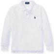 Polo Ralph Lauren Boy Long Sleeve Polo White Online Sale