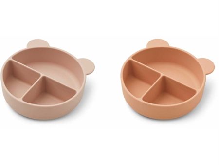 Liewood Conny Silicone Opdelte Skåle 2-pak Rose Mix Online now