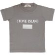 Stone Island Junior T-shirt Print Grey Grey For Sale