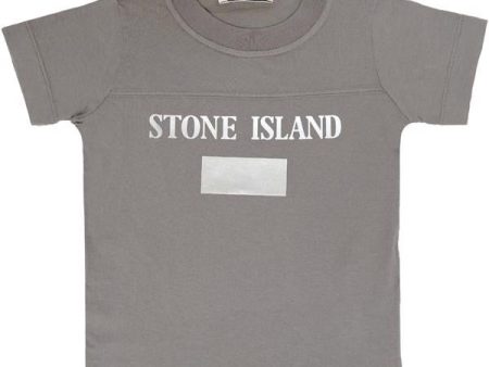 Stone Island Junior T-shirt Print Grey Grey For Sale