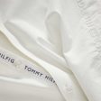 Tommy Hilfiger Stretch Twill Tonal Logo Skjorte White on Sale