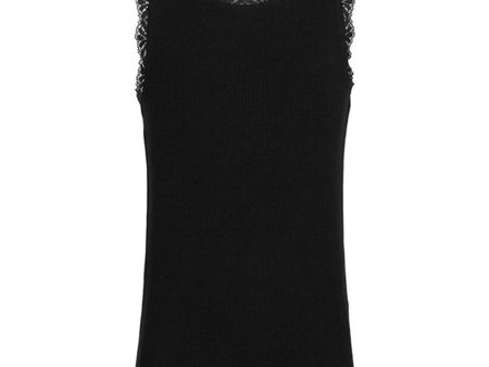 Sofie Schnoor Black Lace Noos Top Fashion