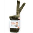 Silly Silas Teddy Warmy Footless Tights Olive Online