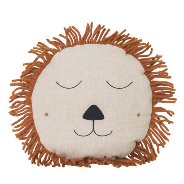 Ferm Living Safari Lion Cushion on Sale